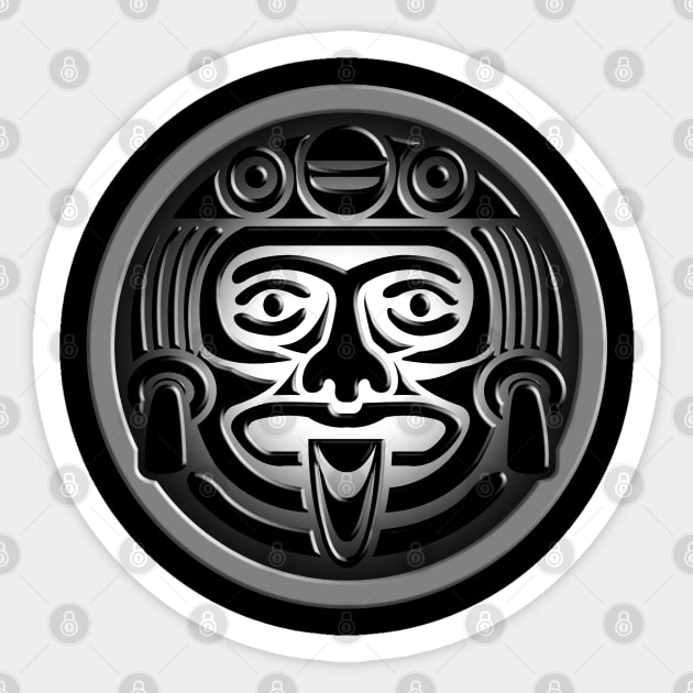 MAYAN MASK 11 Sticker by GardenOfNightmares